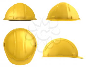 Royalty Free Clipart Image of a Hardhat Collection