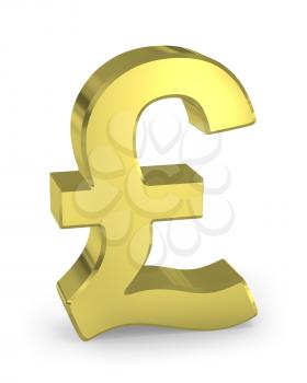 Royalty Free Clipart Image of a Pound Sign
