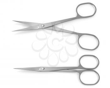 Royalty Free Clipart Image of Manicure Scissors