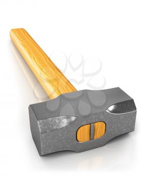 Royalty Free Clipart Image of a Sledgehammer