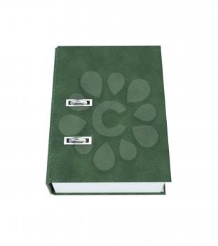 Folder Binder Leather texture isolated on a white background. 3d illustration.