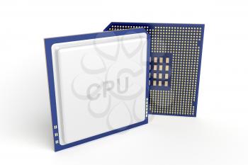Royalty Free Clipart Image of Computer Chips