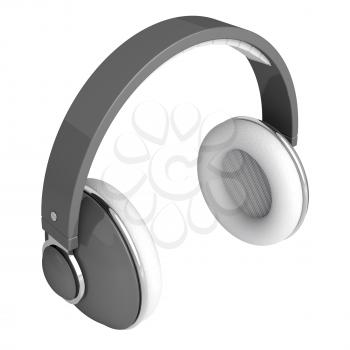 Royalty Free Clipart Image of a Set of Headphones