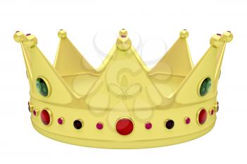 Royalty Free Clipart Image of a Crown