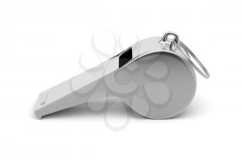 Whistle on a white background