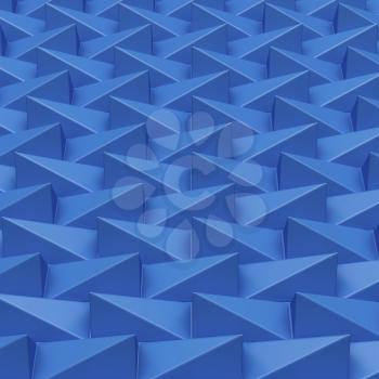 Royalty Free Clipart Image of a Background of 3D Pyramids