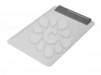 Royalty Free Clipart Image of a Clipboard