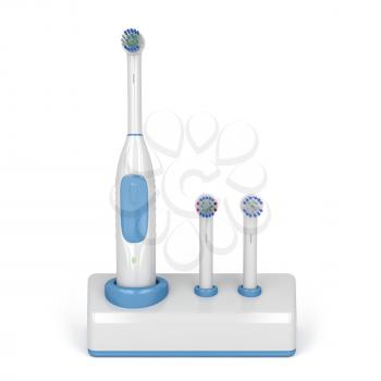 Royalty Free Clipart Image of an Electric Toothbrush