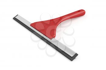 Window cleaning tool on white background