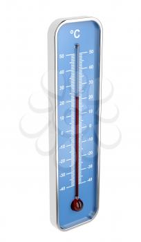 Indoor thermometer isolated on white background