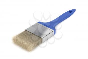 Paint brush on a white background