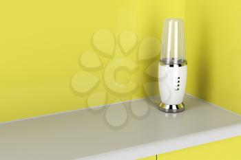 Modern electric blender in the kitchen