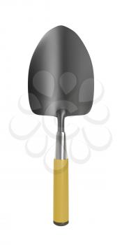 Garden trowel isolated on white background 