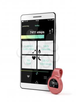 Clip-on fitness tracker syncs with smartphone 