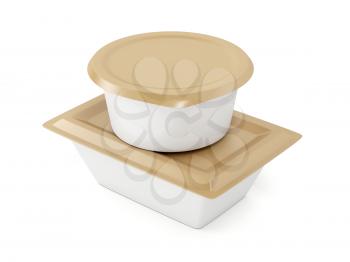 Plastic containers for various types of food