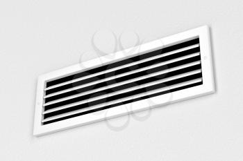 Air vent on the wall 