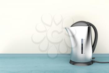 Electric kettle in the kitchen 
