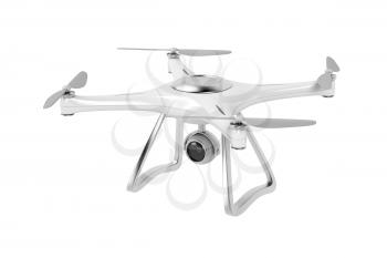 Drone isolated on white background 