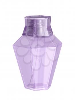 Female perfume isolated on white background 