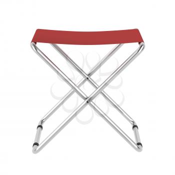 Folding chair isolated on white background