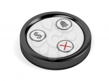 Call button for restaurants, pubs and bars