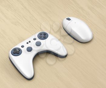 Game controller versus computer mouse