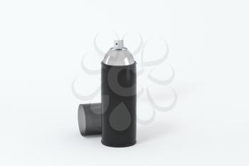 Spray can with white background, 3d rendering. Computer digital drawing.
