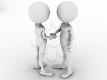 Royalty Free Clipart Image of a Handshake