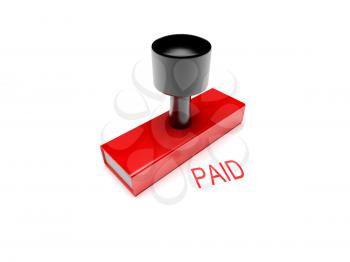Royalty Free Clipart Image of a Stamp Pad