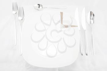 Royalty Free Clipart Image of a Place Setting