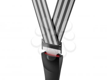 Royalty Free Clipart Image of a Seat Belt