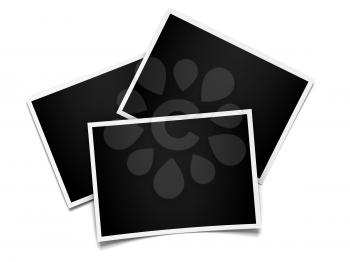 Royalty Free Clipart Image of a Photo Frame Collection