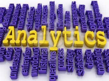 Royalty Free Clipart Image of Analytics