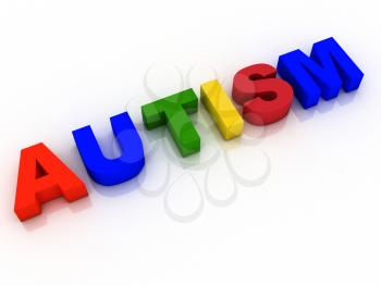 Autism Word Background Hope Research 