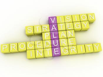 3d image Value issues concept word cloud background