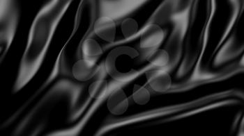 3D Illustration Abstract Black Background with Glare
