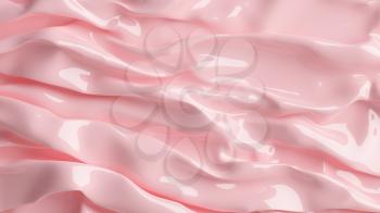 3D Illustration Abstract Pink Background with Glar