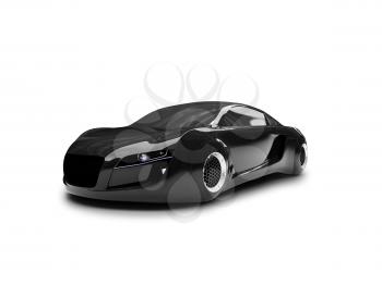 Royalty Free Clipart Image of an Audi Car