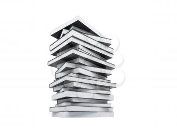 Royalty Free Clipart Image of a Stack of Books