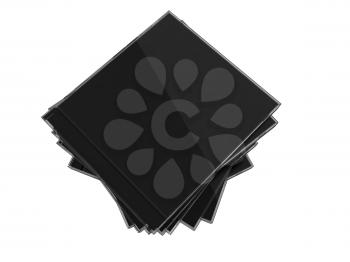 Royalty Free Clipart Image of CD Cases
