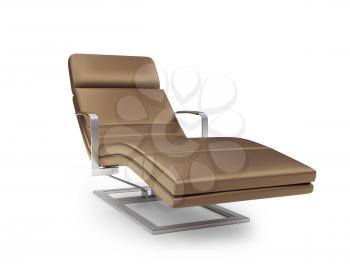 Royalty Free Clipart Image of a Chaise Lounge