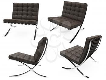 Royalty Free Clipart Image of Chairs