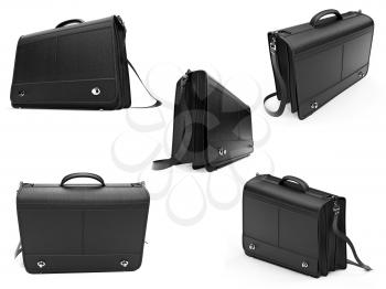 Royalty Free Clipart Image of Briefcases