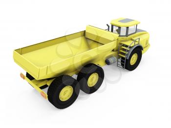 Royalty Free Clipart Image of a Construction Truck