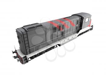 Royalty Free Clipart Image of a Train