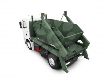 Royalty Free Clipart Image of a Dump Truck 