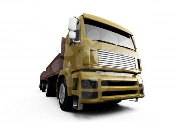 Royalty Free Clipart Image of a Truck