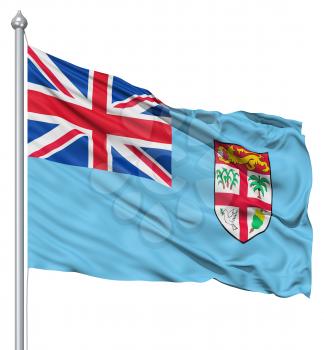 Royalty Free Clipart Image of the Flag of Fiji