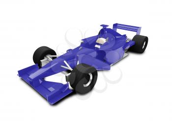 Royalty Free Clipart Image of a Formula One Car
