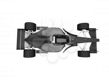 Royalty Free Clipart Image of a  Formula One Car